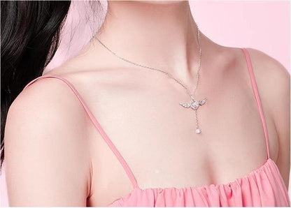 You Are My Angle-Cupid’s Heart Sterling Silver Necklace
