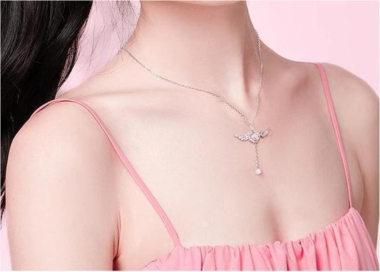 You Are My Angle-Cupid’s Heart Sterling Silver Necklace