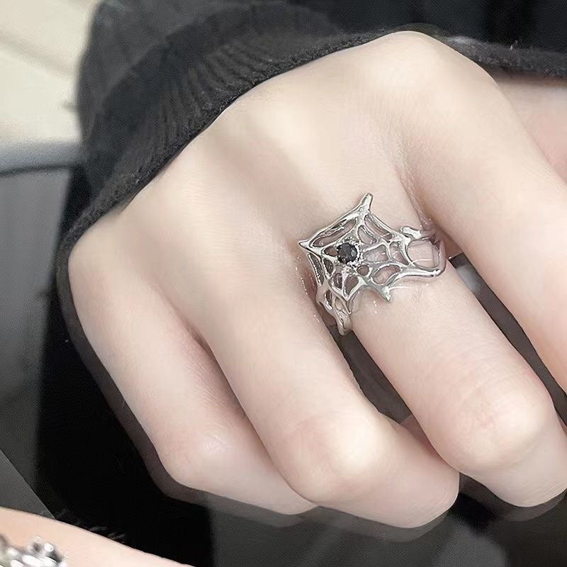 Black Widow Embrace Ring