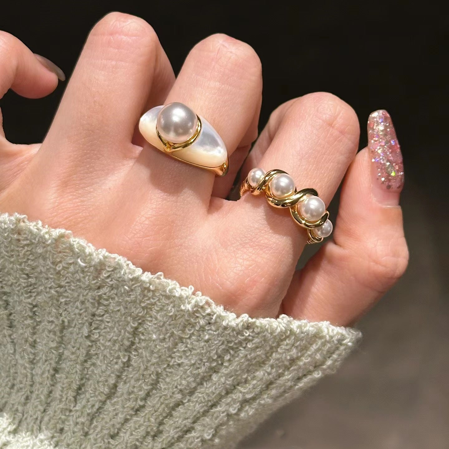 Pearl Serenade Ring