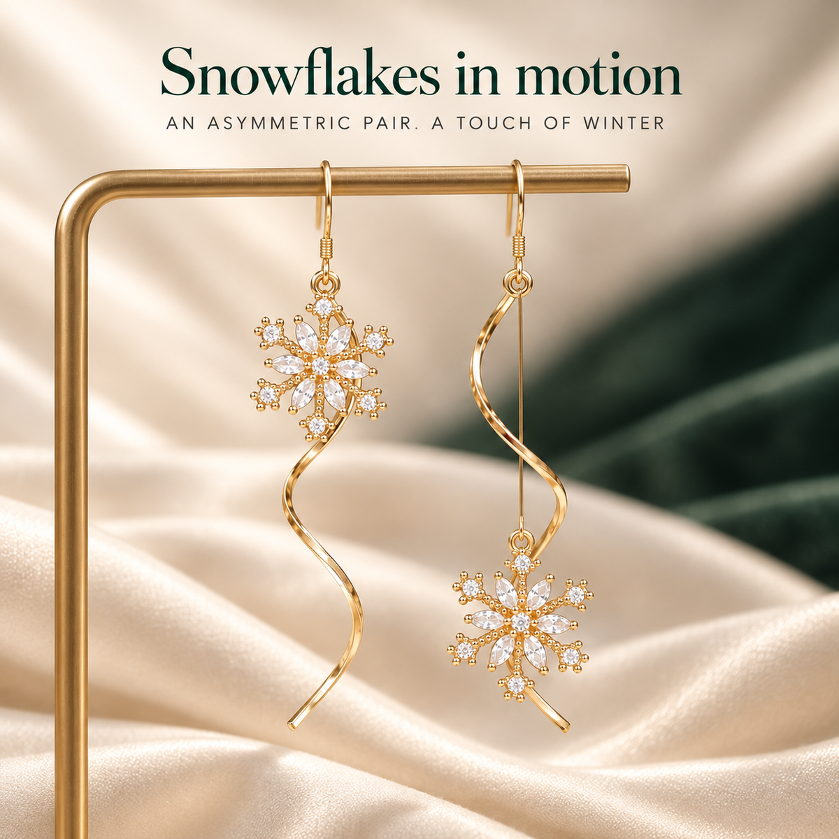 🎄Snowflake Tassel Dangle Earrings