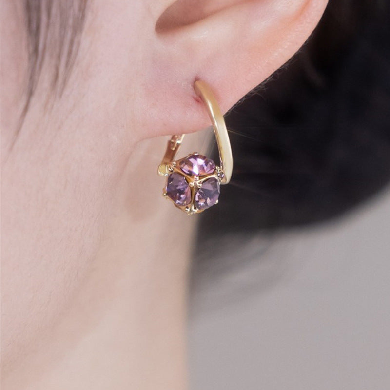 🎄CHRISTMAS HOT SALE❄-Diamond ball earrings
