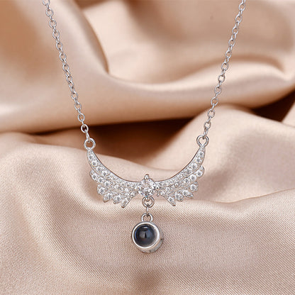 To My Wife - Angel Wings Necklace