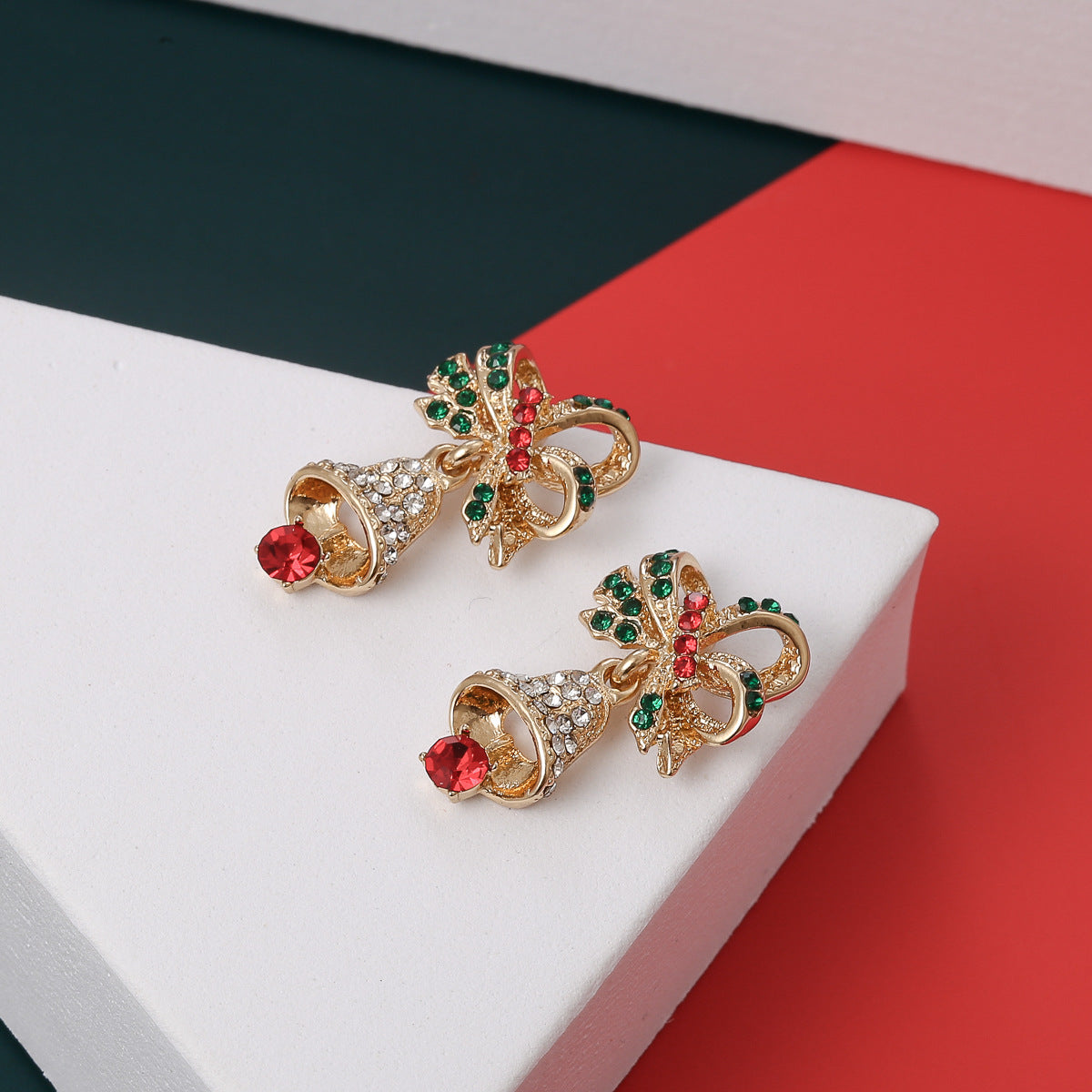 🎄CHRISTMAS HOT SALE❄Exquisite Full Diamond Christmas Earrings Colorful Earrings
