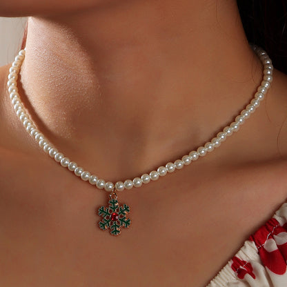 🎄CHRISTMAS HOT SALE❄Pearl Christmas Necklace