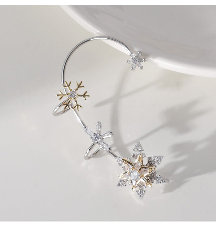 🎄CHRISTMAS HOT SALE❄-ELF SNOWFLAKE ROTATABLE EARRINGS | PERFECT GIFT🎁