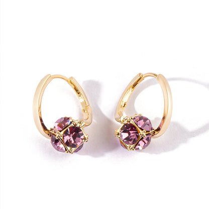 🎄CHRISTMAS HOT SALE❄-Diamond ball earrings