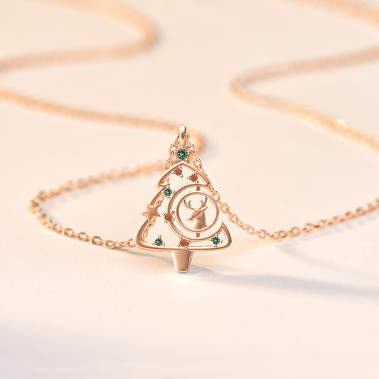 🎁CHRISTMAS PRE SALE 80% OFF🎄 Adorable Christmas Tree Necklace
