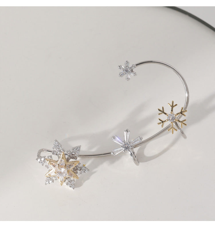 🎄CHRISTMAS HOT SALE❄-ELF SNOWFLAKE ROTATABLE EARRINGS | PERFECT GIFT🎁