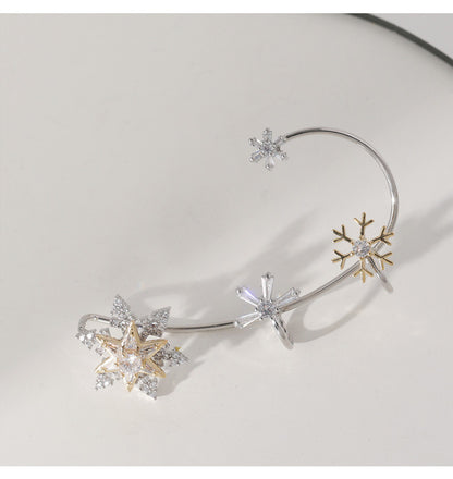 🎄CHRISTMAS HOT SALE❄-ELF SNOWFLAKE ROTATABLE EARRINGS | PERFECT GIFT🎁