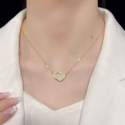 🎁CHRISTMAS PRE SALE 🔥- Magnetic Double Heart Necklace💞