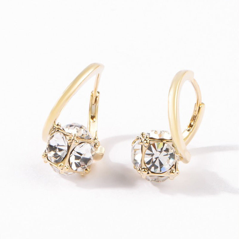 🎄CHRISTMAS HOT SALE❄-Diamond ball earrings