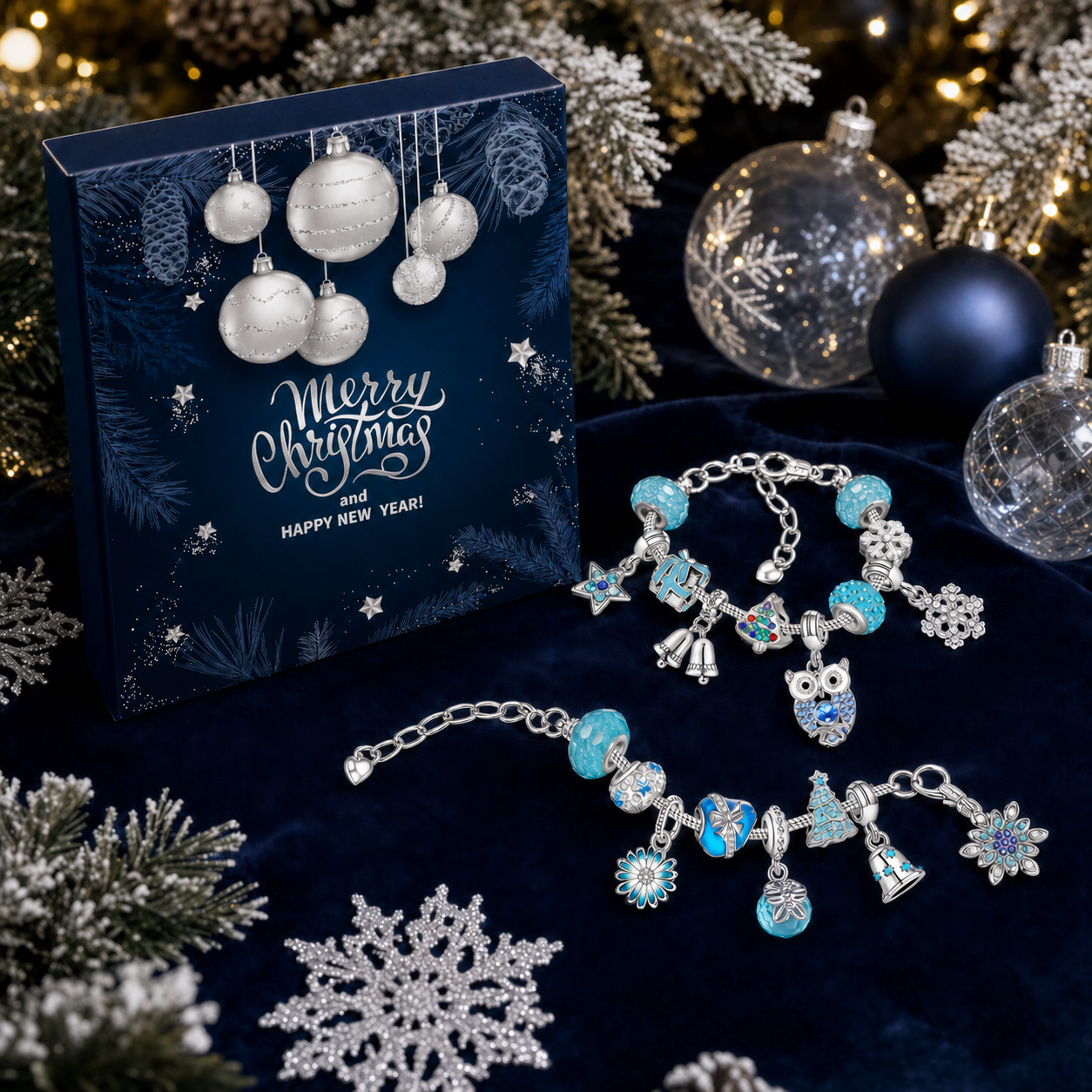 🎄24 DAYS OF CHRISTMAS ADVENT CALENDAR BRACELETS SETS