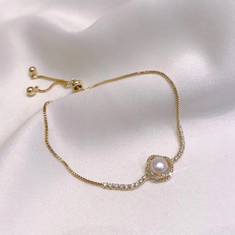 🌟CHRISTMAS HOT SALE🔥 Petal Pearl Bracelet