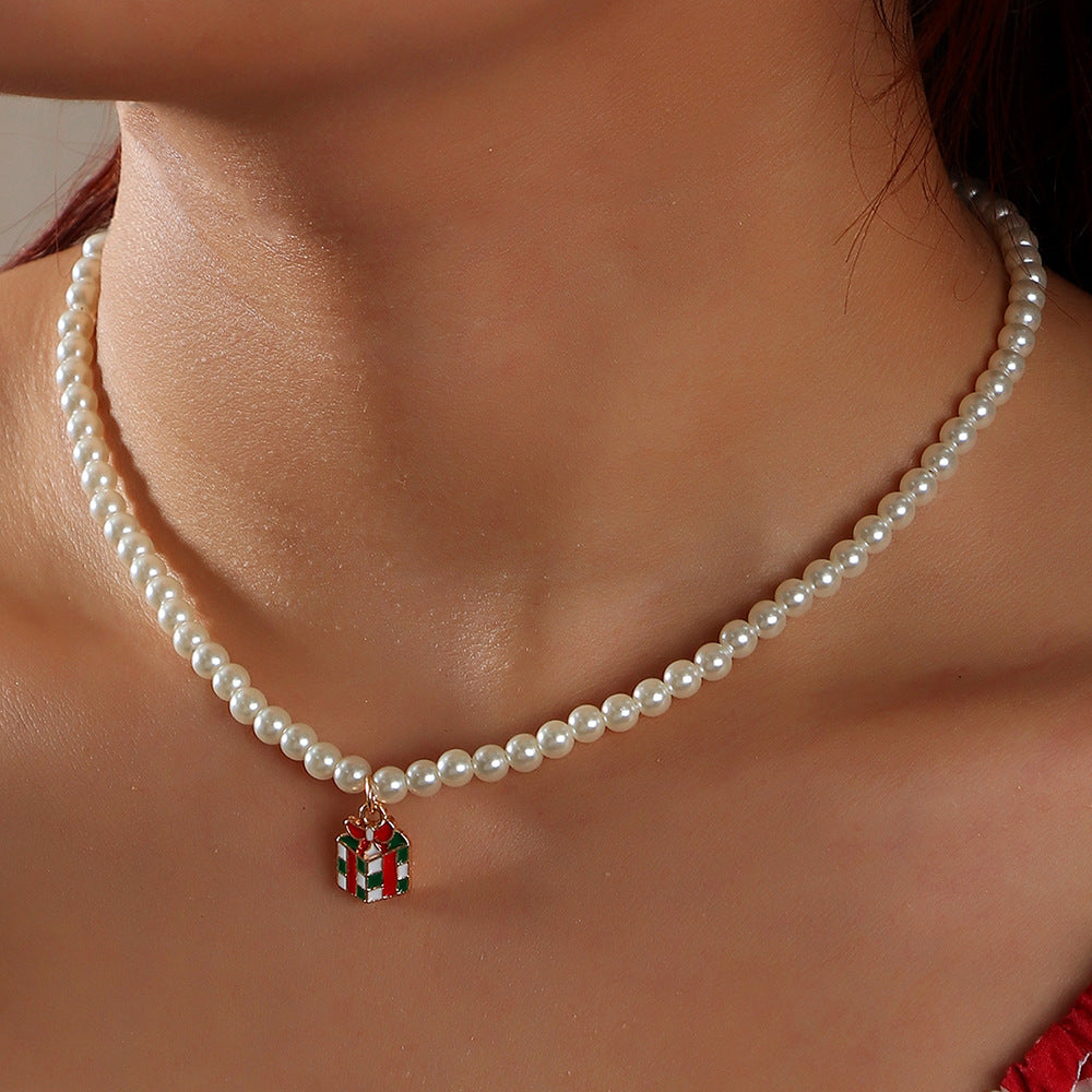 🎄CHRISTMAS HOT SALE❄Pearl Christmas Necklace