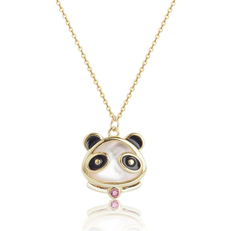 BLACK FRIDAY SALE 60% OFF❄Cat's Eye Red Panda Pendant Necklace