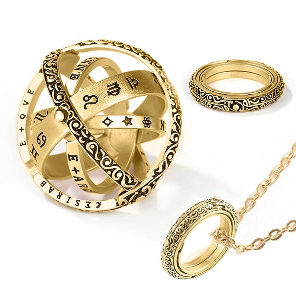Handmade Anxiety Relief Sphere Spinner Ring