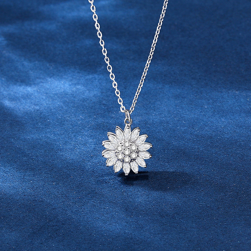 🌻Rotating Sunflower Necklace