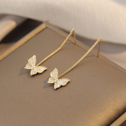 Shiny Fantasy Butterfly Earrings