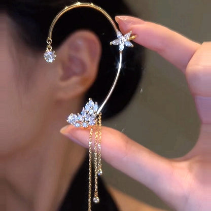 🌟CHRISTMAS HOT SALE🔥Flower Star Tassel Earrings⭐