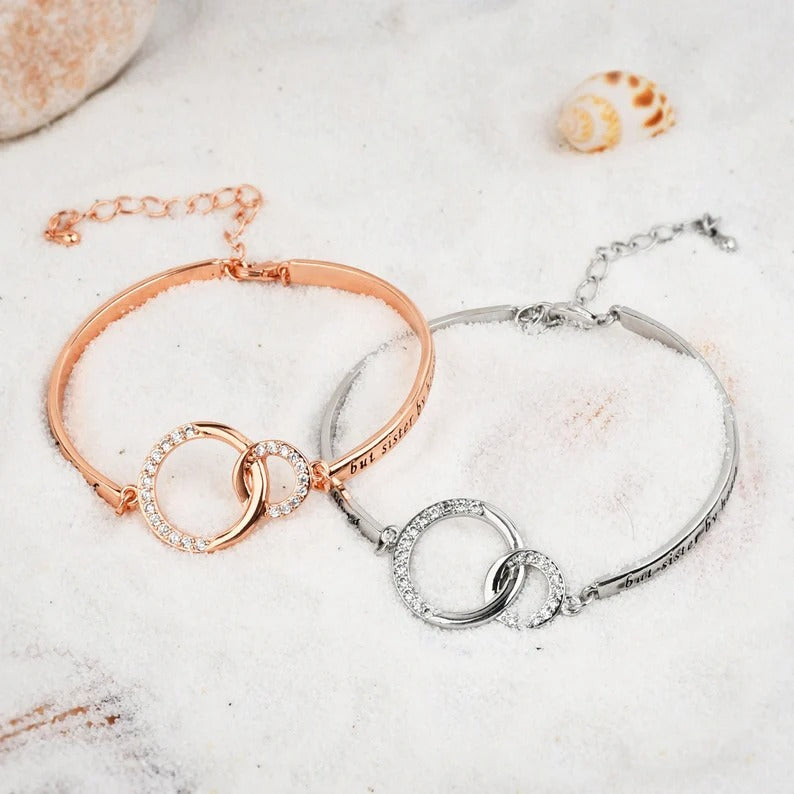To My Best Friend Linked Together Interlocking Bracelet
