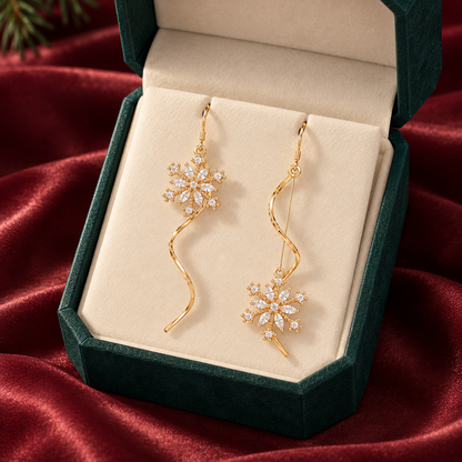 🎄Snowflake Tassel Dangle Earrings
