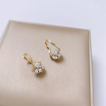 🎄CHRISTMAS HOT SALE❄-Diamond ball earrings