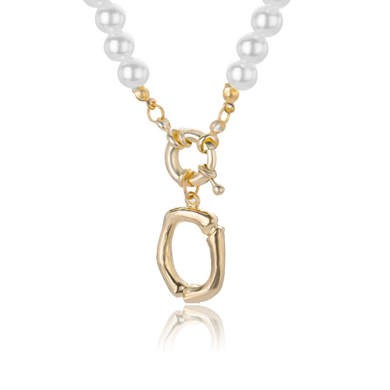 Personal Pearl Necklace Choker Alphabet A-Z