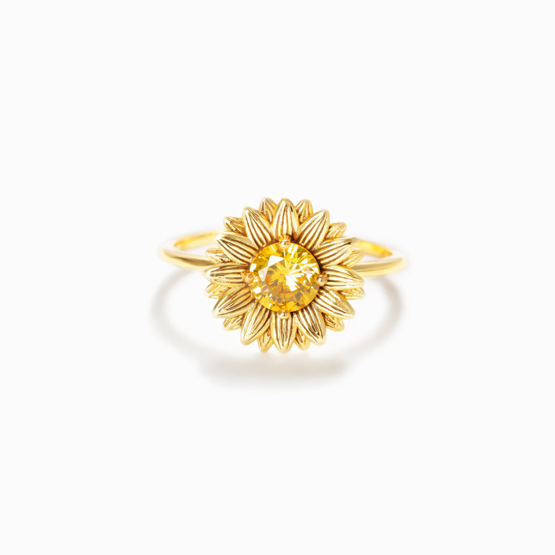 I Would Change The World For My Granddaughter Sunflower Ring