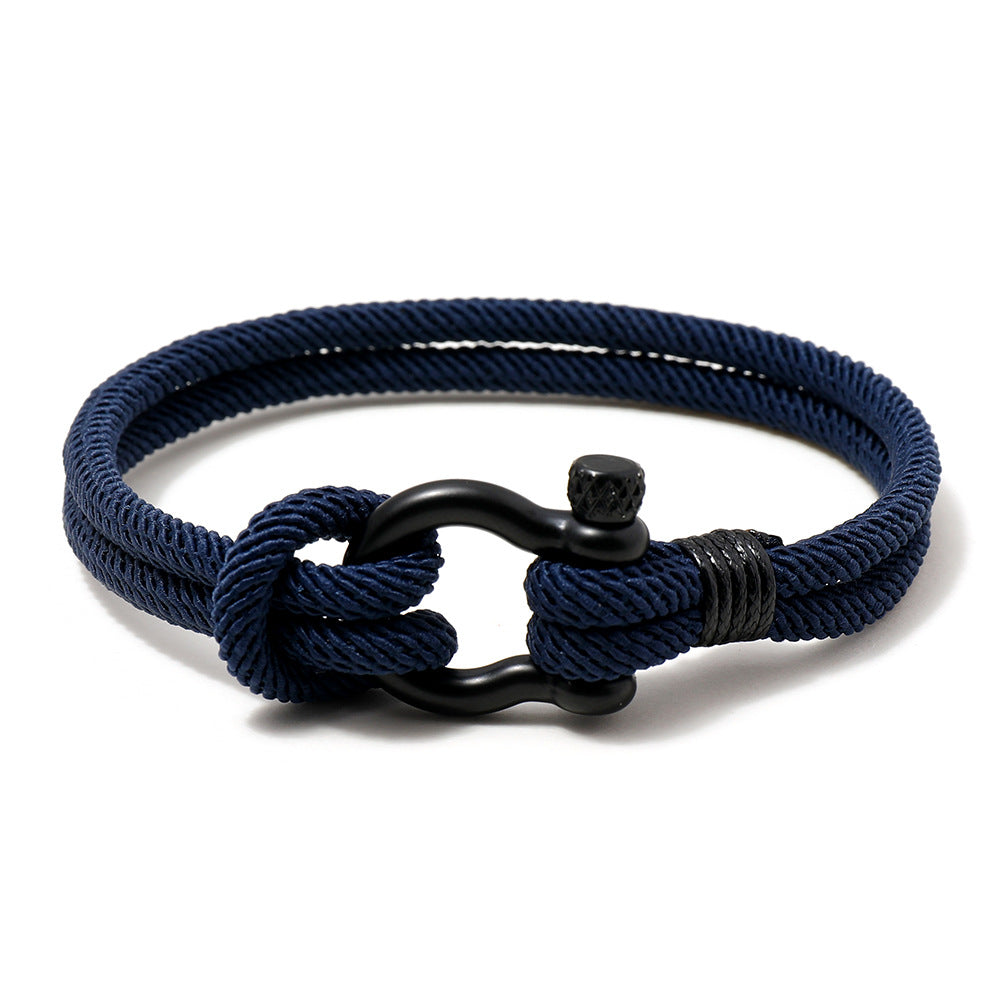 To My Daughter Love You Forever Nautical Bracelet