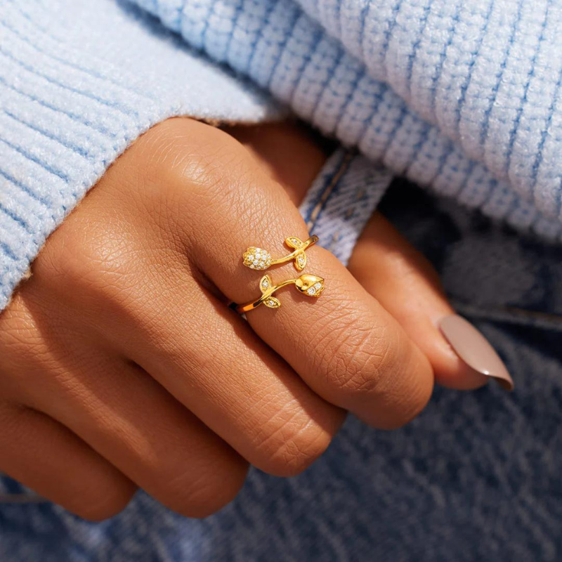 💐 Mother & Daughter 💝 - Blossom Ring