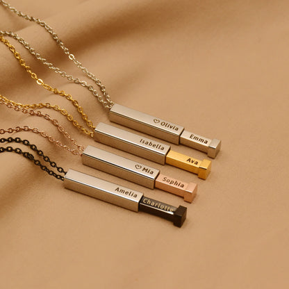 Custom Hidden Message Necklace