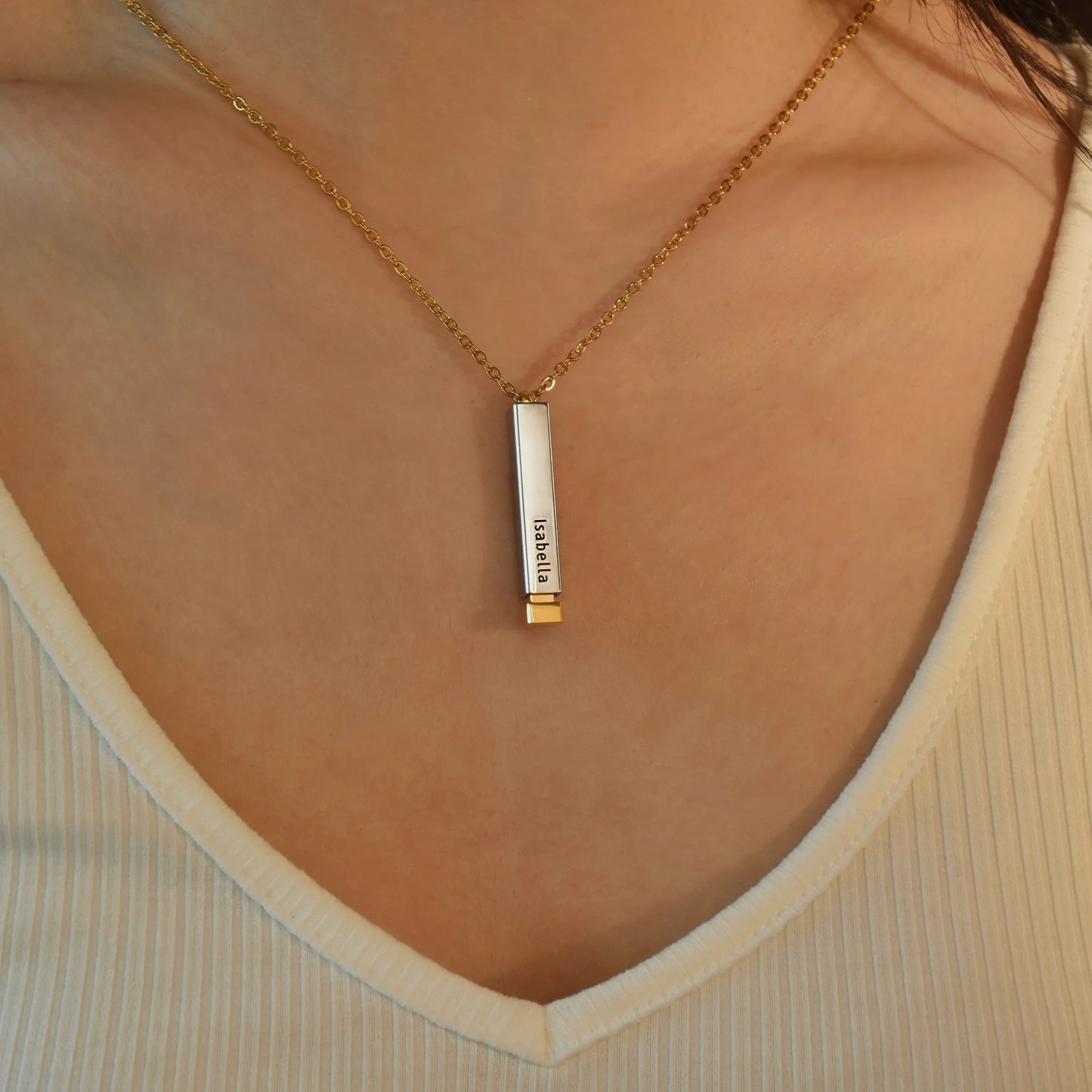 Custom Hidden Message Necklace