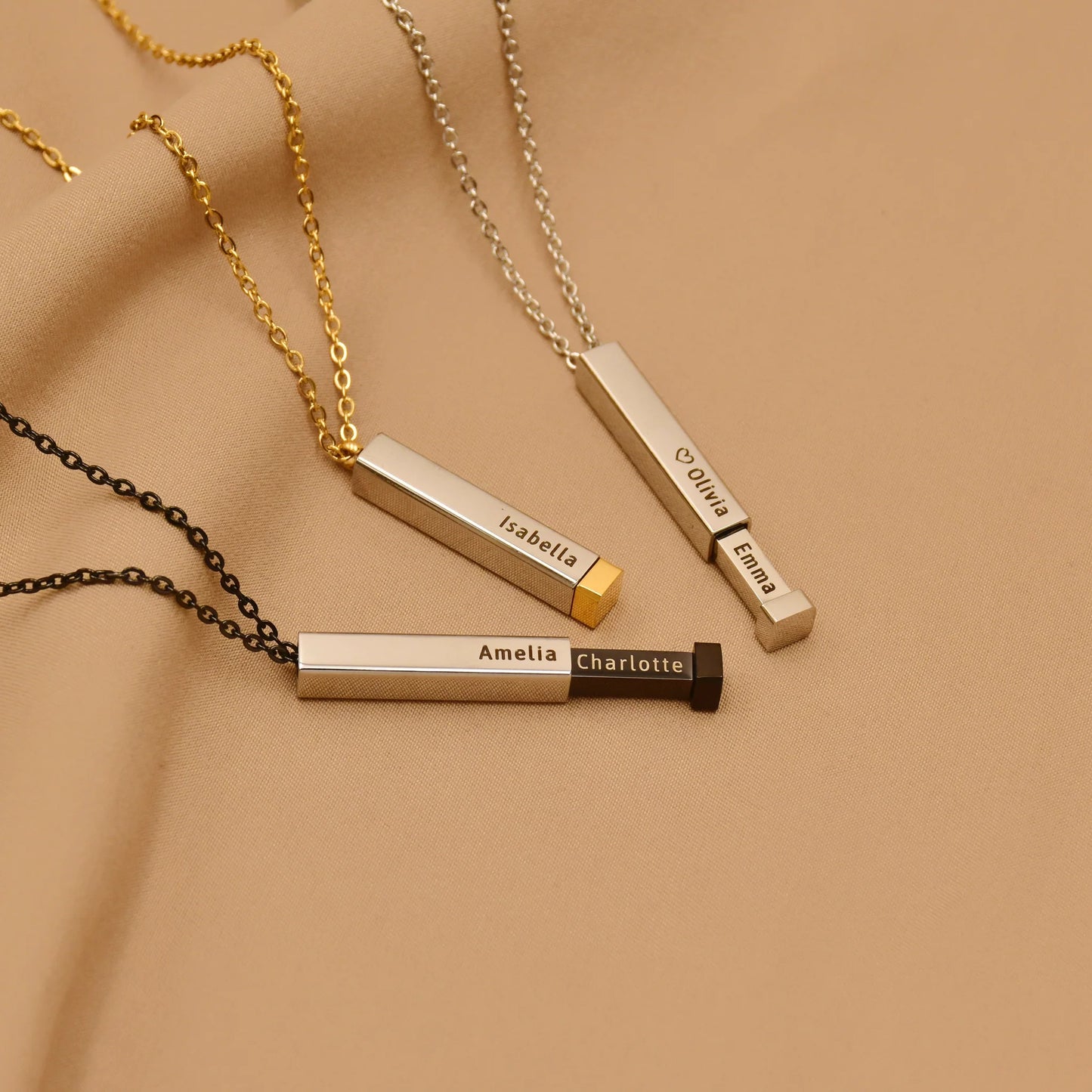 Custom Hidden Message Necklace