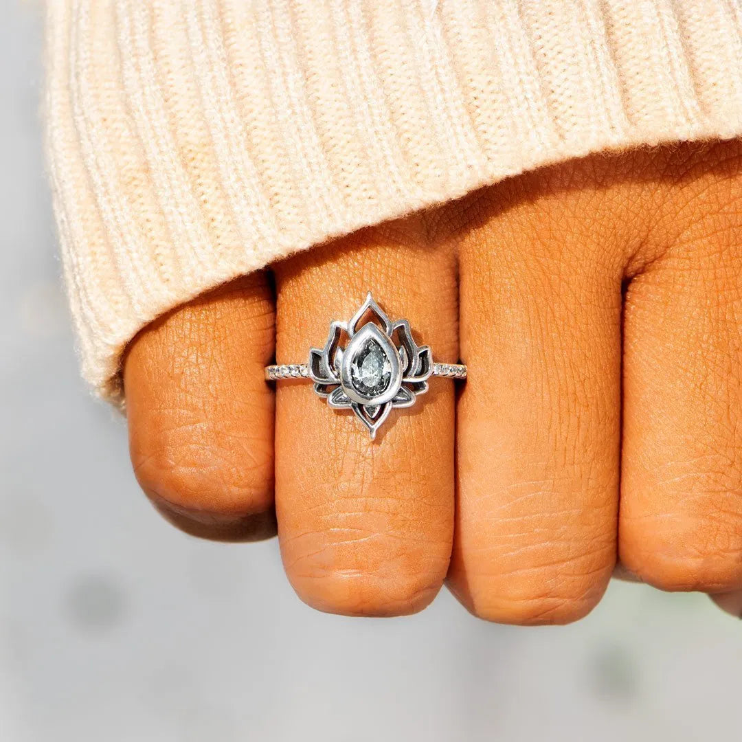 FUCK MY TRAUMA LOTUS RING