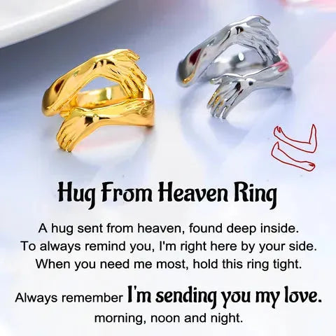 FOR MEMORIAL - I'M SENDING YOU MY LOVE HUG RING