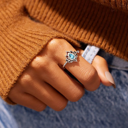 FUCK MY TRAUMA LOTUS RING