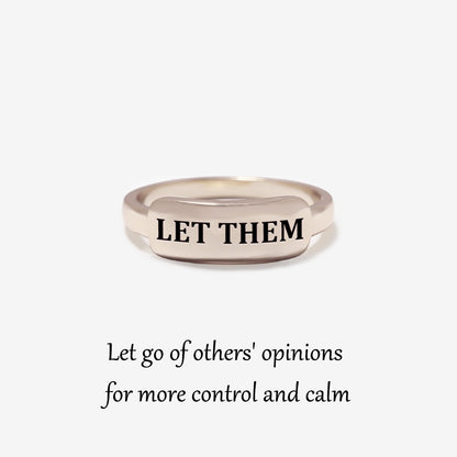 [IMMEDIATE 49% DISCOUNT🛒] - LET THEM DAINTY BAR RING 140 reviews