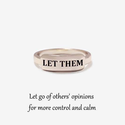 [IMMEDIATE 49% DISCOUNT🛒] - LET THEM DAINTY BAR RING 140 reviews