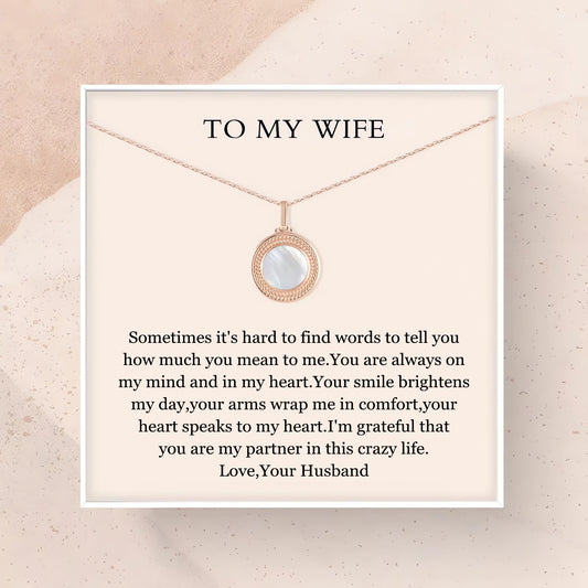 🎁GIFT FOR HER-Natural Mother Of Pearl Shell Necklace🐚