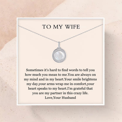 🎁GIFT FOR HER-Natural Mother Of Pearl Shell Necklace🐚