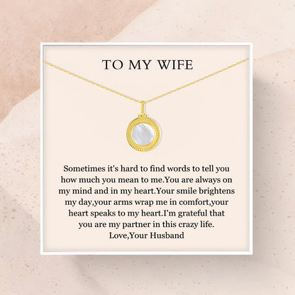 🎁GIFT FOR HER-Natural Mother Of Pearl Shell Necklace🐚