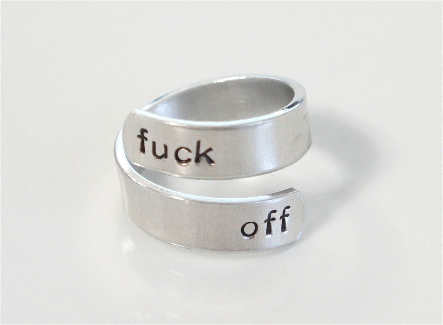 Interesting Inspirational Gift. Motivational Ring. Wrap Ring
