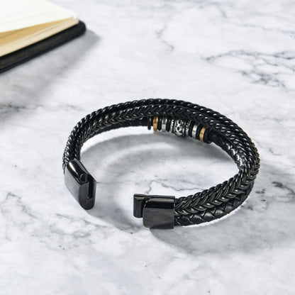 TO MY SON I WILL ALWAYS BE WITH YOU BRACELET