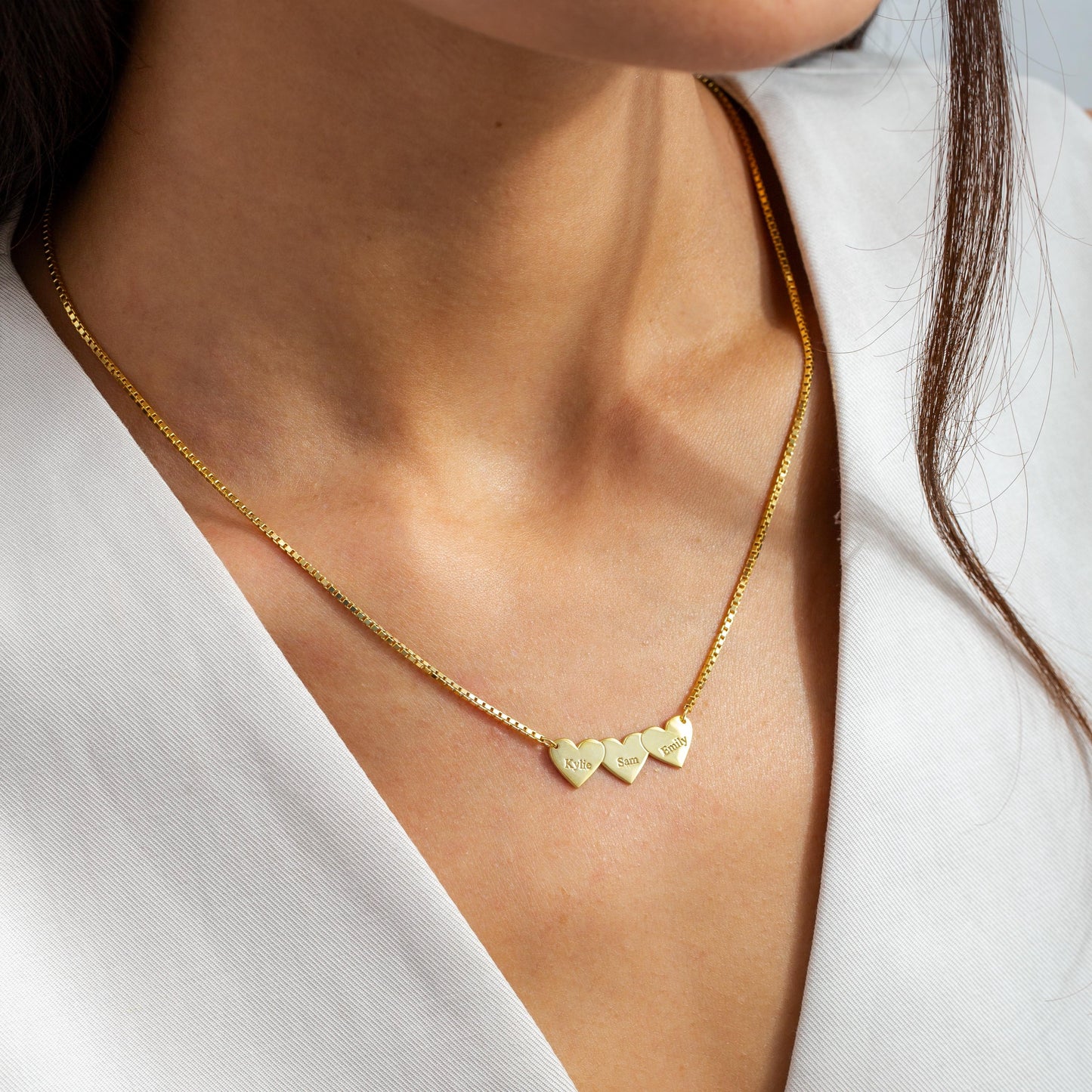 Personalized One-piece Heart-shaped Name Necklace