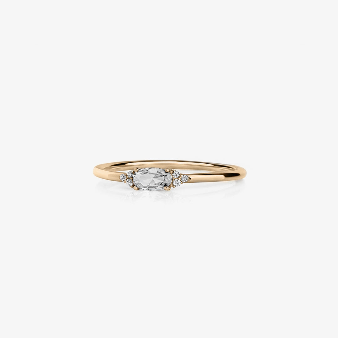 A Self-reminder You Are Still Enough-Diamond Thin Ring