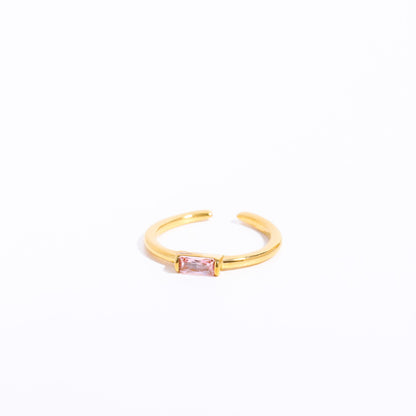 Baguette Birthstone Ring
