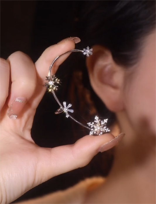 🎄CHRISTMAS HOT SALE❄-ELF SNOWFLAKE ROTATABLE EARRINGS | PERFECT GIFT🎁