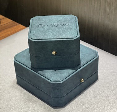 Belovejewel Premium Leather Ring Box