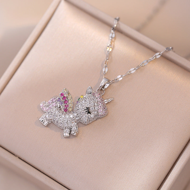Rainbow Unicorn Necklace🌈